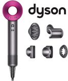 Фен Dyson HD08 Supersonic (серебристый/фуксия)