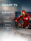 Телевизор Smart TV Q90 43S, FULLHD, ANDROID TV